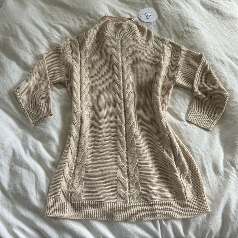Princess Polly cable knit sweater dress - new with tags!!
